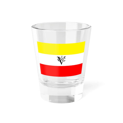 Flag of the Dutch East India Company Zeeland Chamber (Netherlands) Shot Glass 1.5oz 1.5oz - Go Mug Yourself
