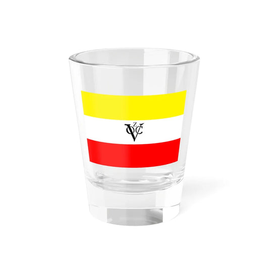 Flag of the Dutch East India Company Zeeland Chamber (Netherlands) Shot Glass 1.5oz 1.5oz - Go Mug Yourself