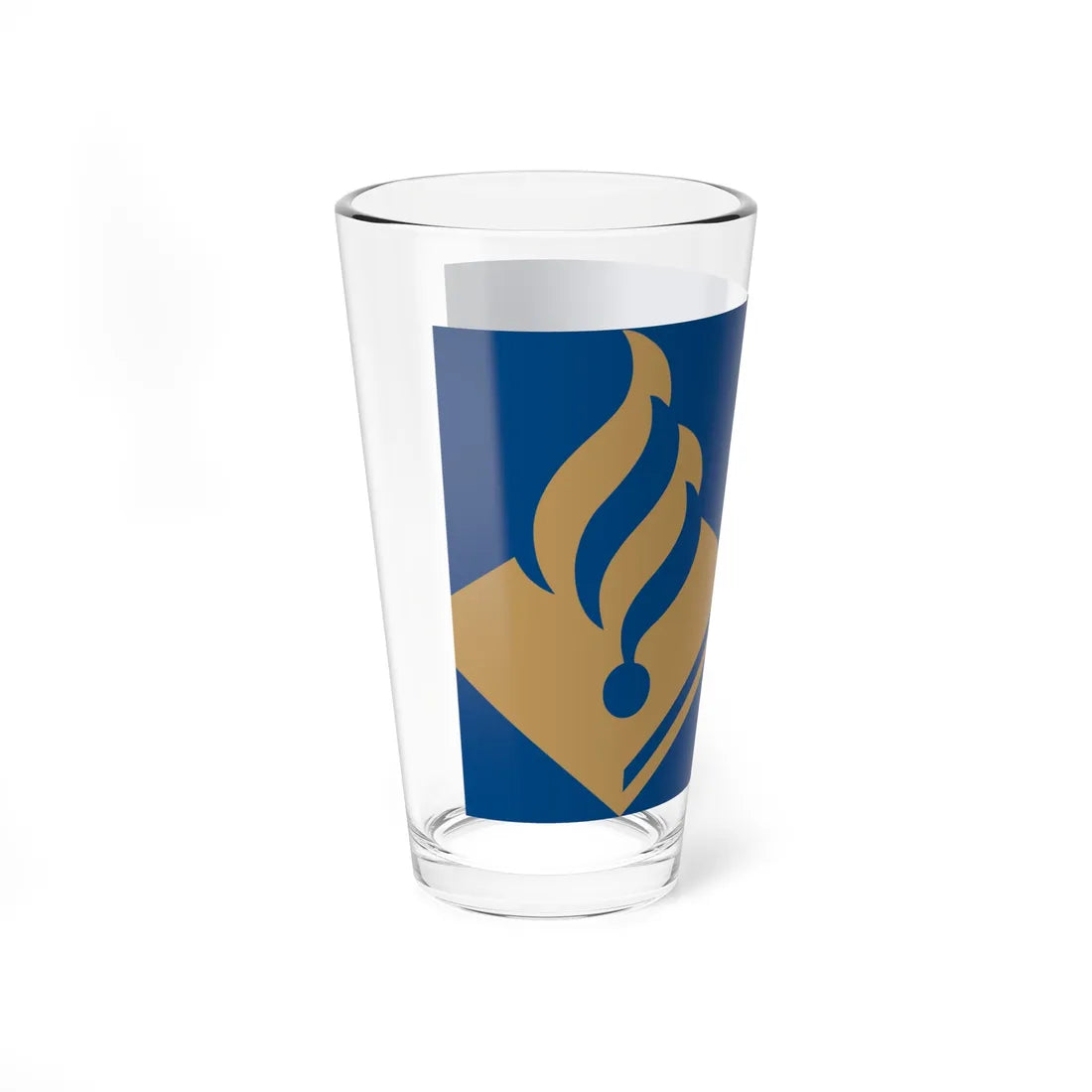 Flag of the Dutch National Police (Netherlands) Pint Glass 16oz - Go Mug Yourself
