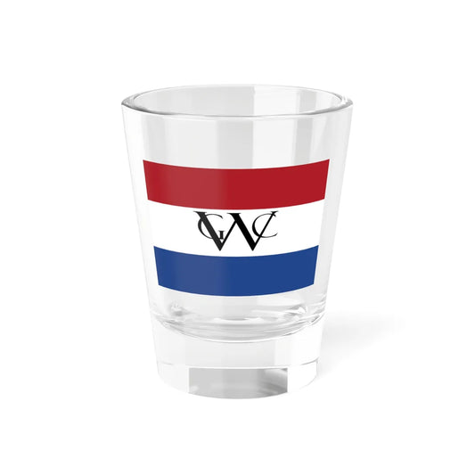 Flag of the Dutch West Indies Company (Netherlands) Shot Glass 1.5oz 1.5oz - Go Mug Yourself
