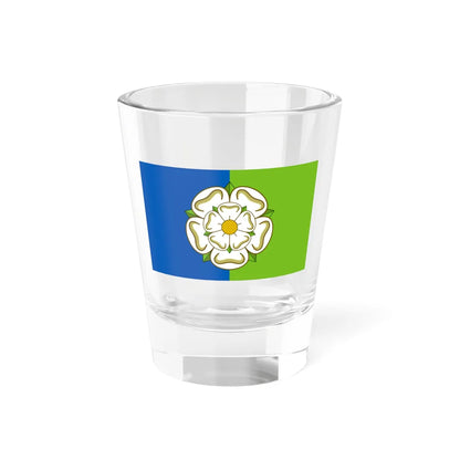 Flag of the East Riding of Yorkshire (England) Shot Glass 1.5oz 1.5oz - Go Mug Yourself
