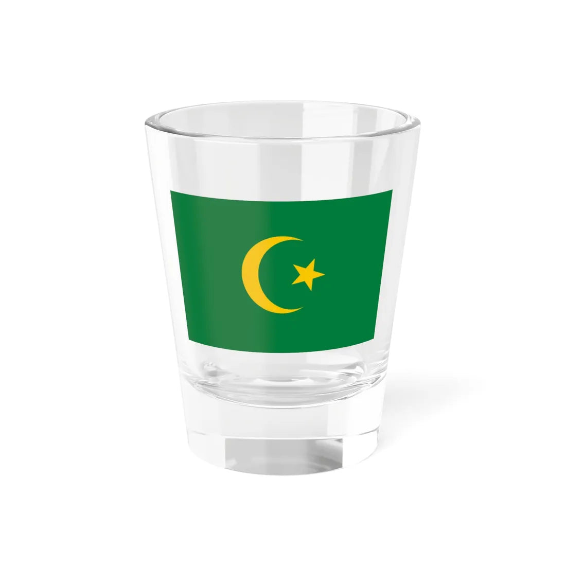 Flag of the East Turkestan Republic 1944-1949 (China) Shot Glass 1.5oz 1.5oz - Go Mug Yourself
