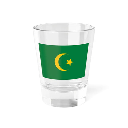 Flag of the East Turkestan Republic 1944-1949 (China) Shot Glass 1.5oz 1.5oz - Go Mug Yourself