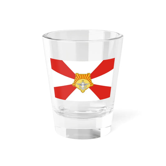 Flag of the Eastern Military District (Russia) Shot Glass 1.5oz 1.5oz - Go Mug Yourself