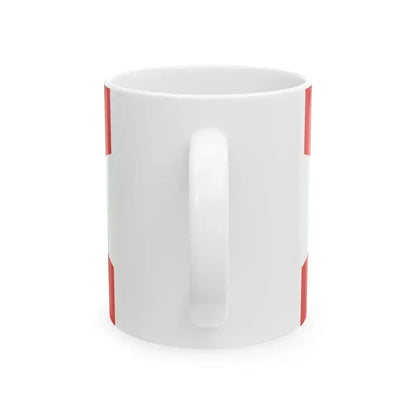 Flag of the Eastern Military District (Russia) White Coffee Mug - Go Mug Yourself