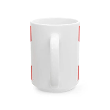 Flag of the Eastern Military District (Russia) White Coffee Mug - Go Mug Yourself