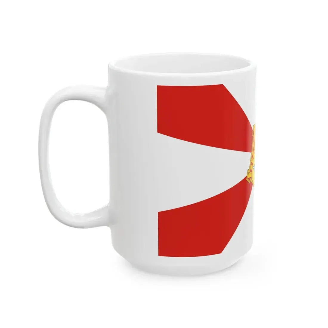 Flag of the Eastern Military District (Russia) White Coffee Mug - Go Mug Yourself