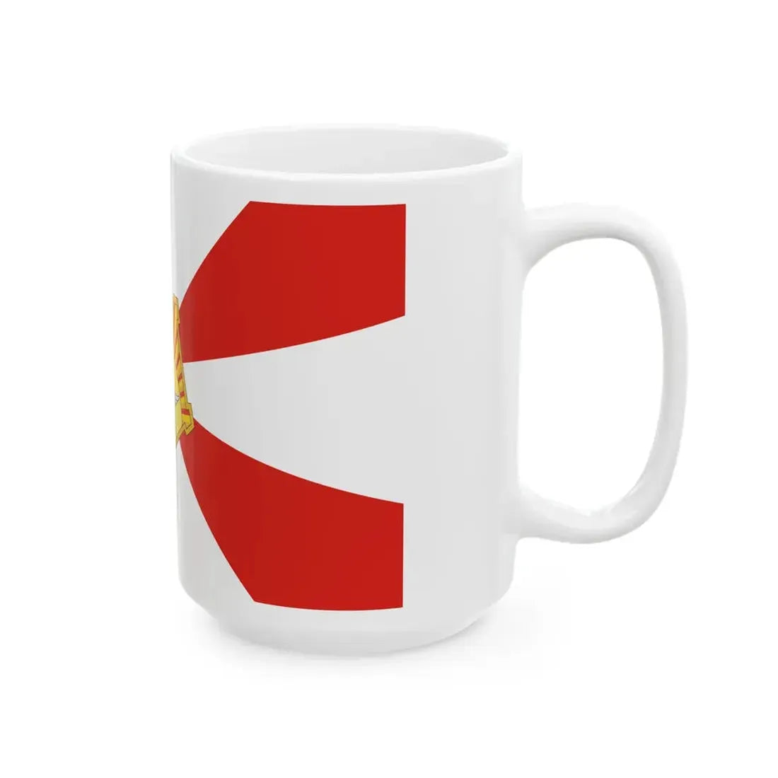 Flag of the Eastern Military District (Russia) White Coffee Mug - Go Mug Yourself