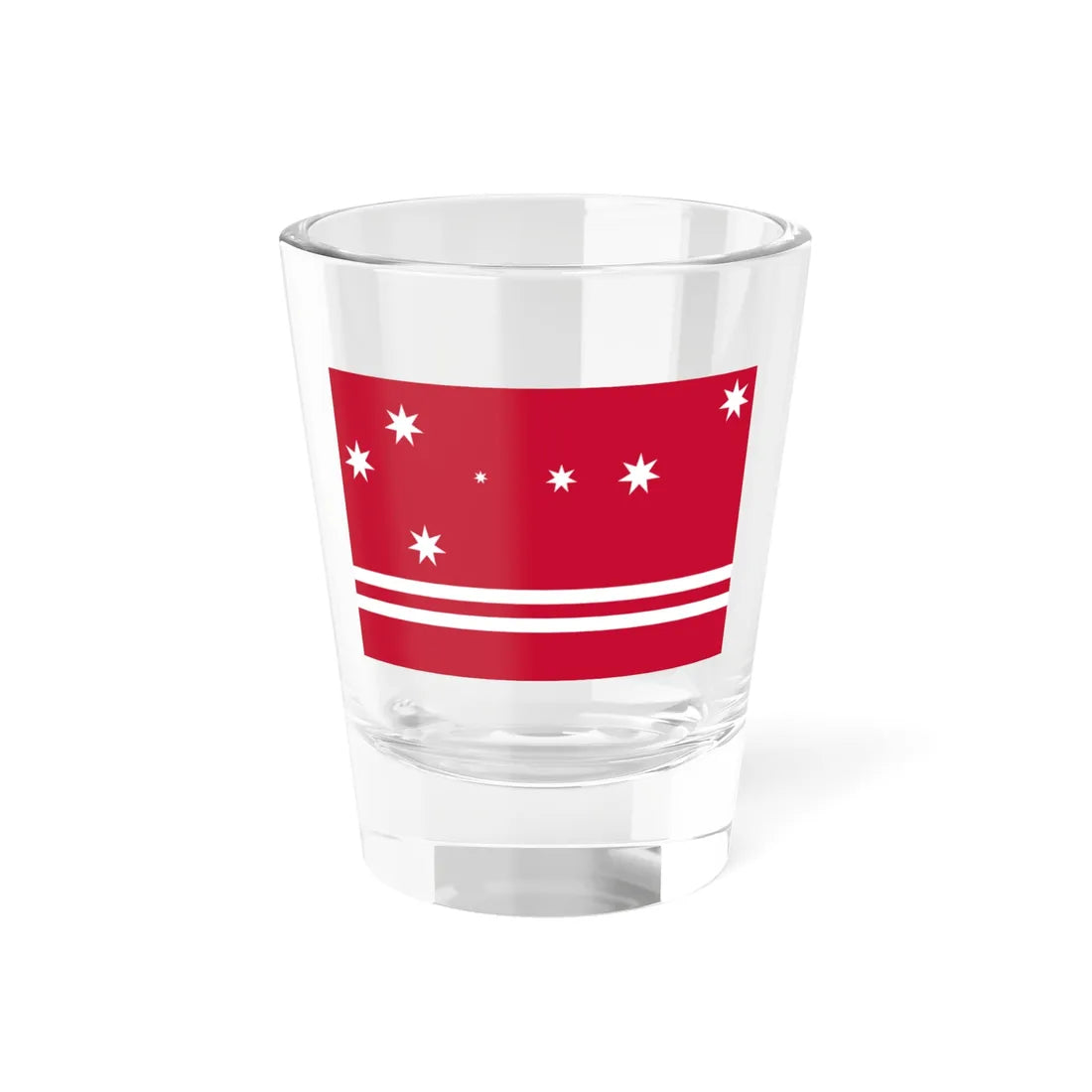 Flag of the Ebon Atoll Unofficial (Marshall Islands) Shot Glass 1.5oz 1.5oz - Go Mug Yourself