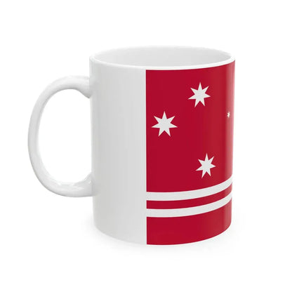 Flag of the Ebon Atoll Unofficial (Marshall Islands) White Coffee Mug - Go Mug Yourself