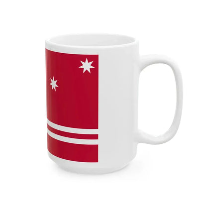 Flag of the Ebon Atoll Unofficial (Marshall Islands) White Coffee Mug - Go Mug Yourself