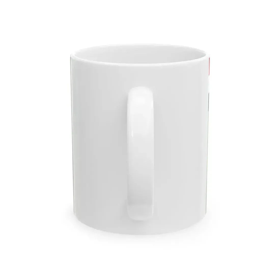 Flag of the Egyptian Air Defense Forces Coat of arms variant (Egypt) White Coffee Mug - Go Mug Yourself