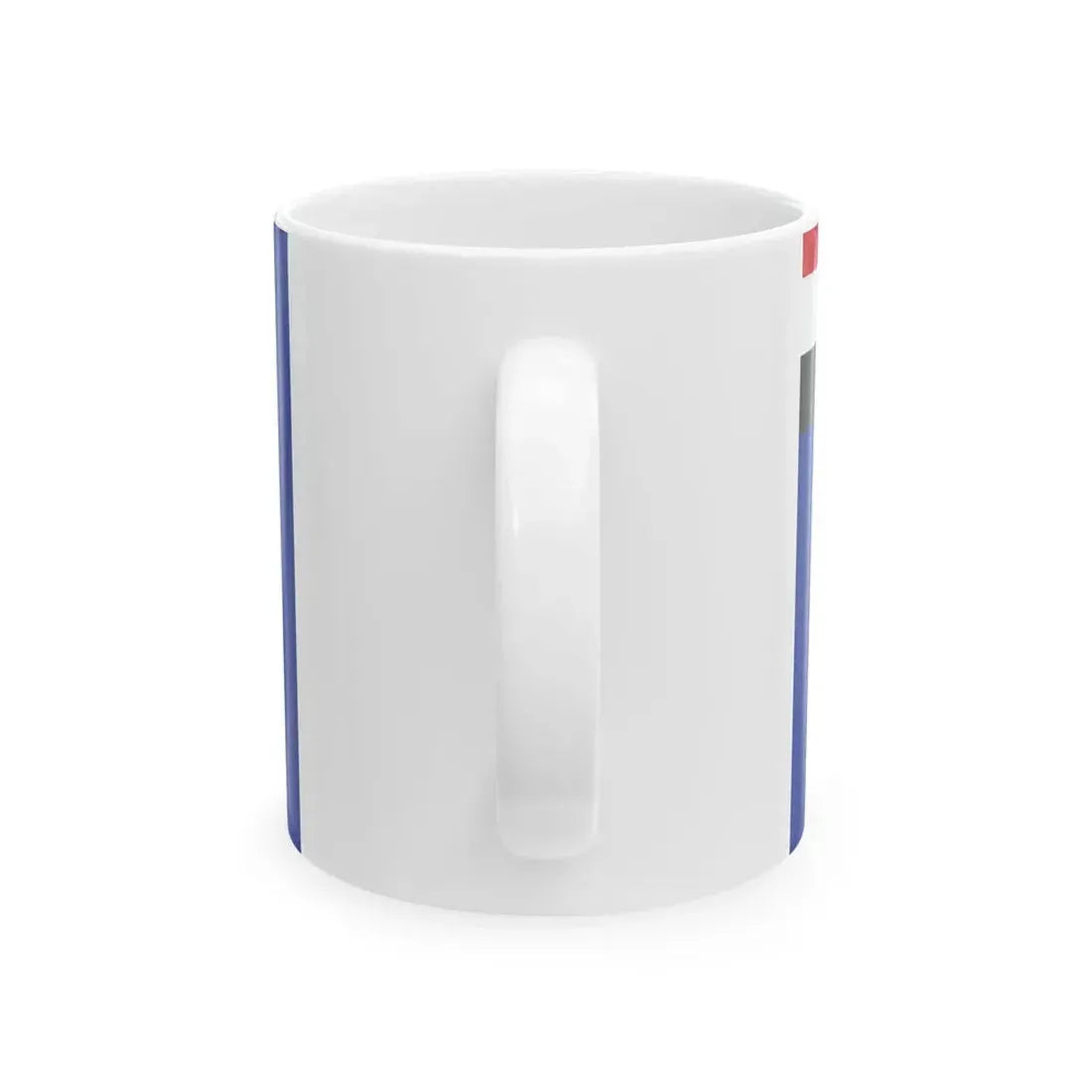 Flag of the Egyptian Navy Coat of arms variant (Egypt) White Coffee Mug - Go Mug Yourself