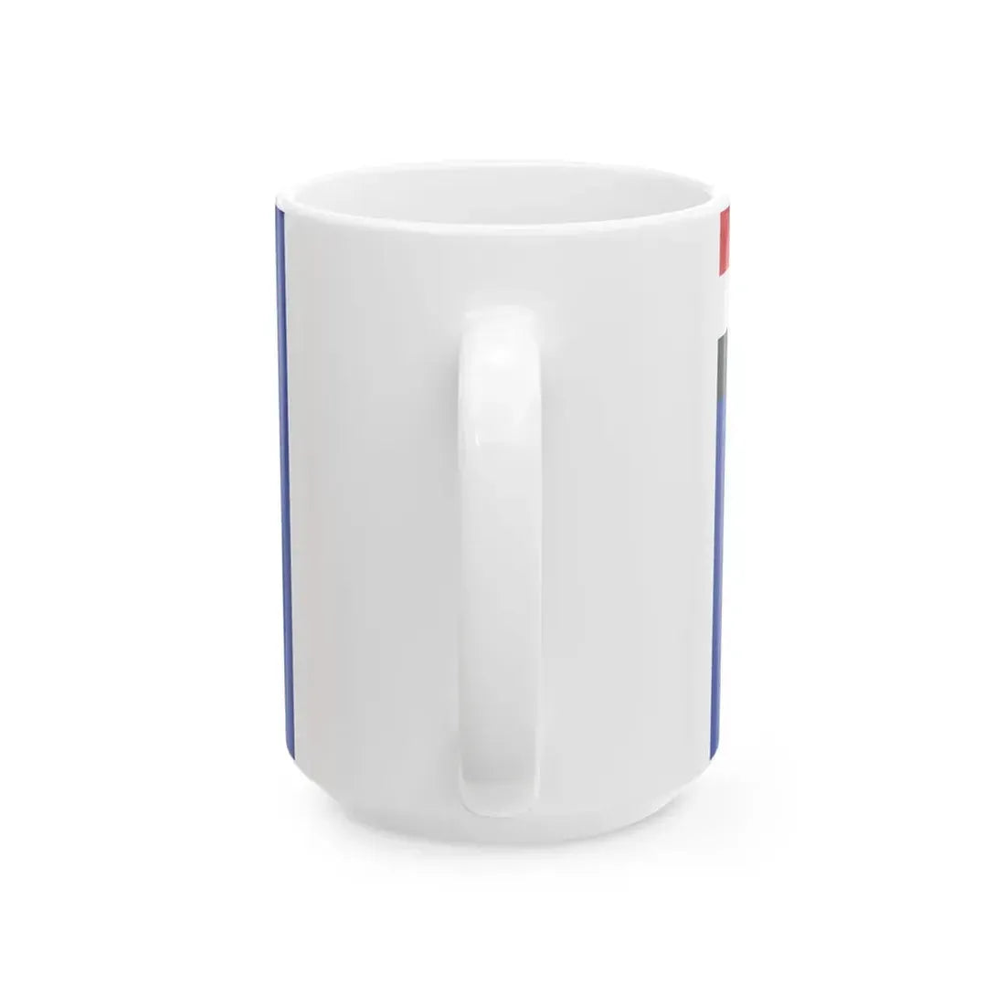 Flag of the Egyptian Navy Coat of arms variant (Egypt) White Coffee Mug - Go Mug Yourself