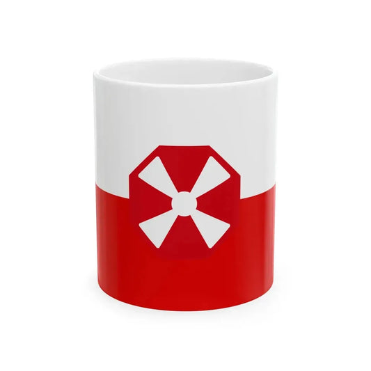 Flag of the Eighth United States Army (United States) White Coffee Mug 11oz - Go Mug Yourself