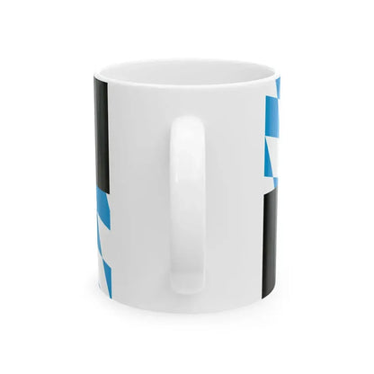 Flag of the Electorate of Bavaria (Germany) White Coffee Mug - Go Mug Yourself