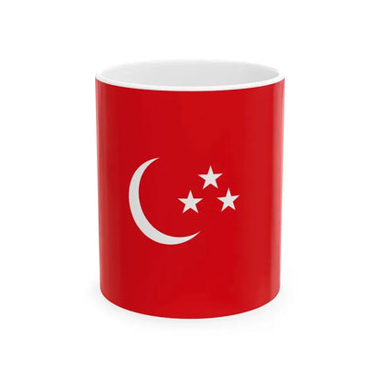 Flag of the Emirate of al-Muntafiq (Iraq) White Coffee Mug 11oz - Go Mug Yourself
