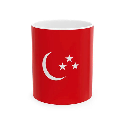 Flag of the Emirate of al-Muntafiq (Iraq) White Coffee Mug 11oz - Go Mug Yourself