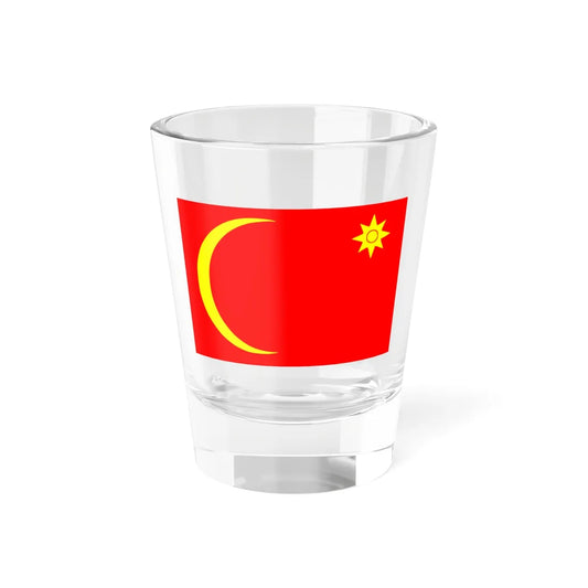 Flag of the Emirate of Hail 1835 - 1920 (Saudi Arabia) Shot Glass 1.5oz 1.5oz - Go Mug Yourself