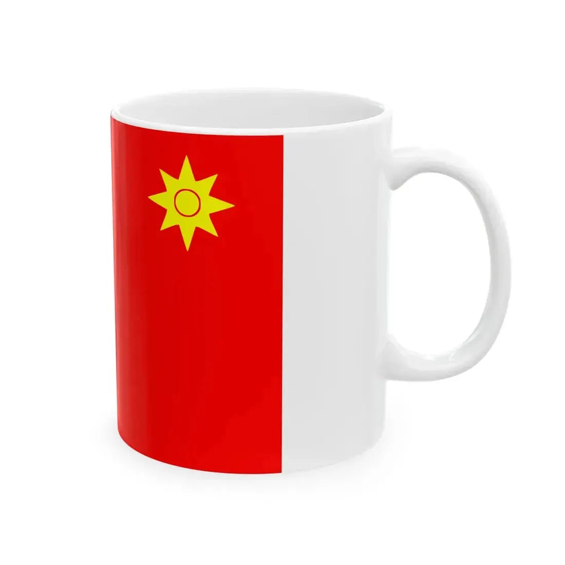 Flag of the Emirate of Hail 1835 - 1920 (Saudi Arabia) White Coffee Mug - Go Mug Yourself