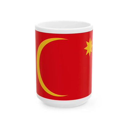 Flag of the Emirate of Hail (Saudi Arabia) White Coffee Mug 15oz - Go Mug Yourself