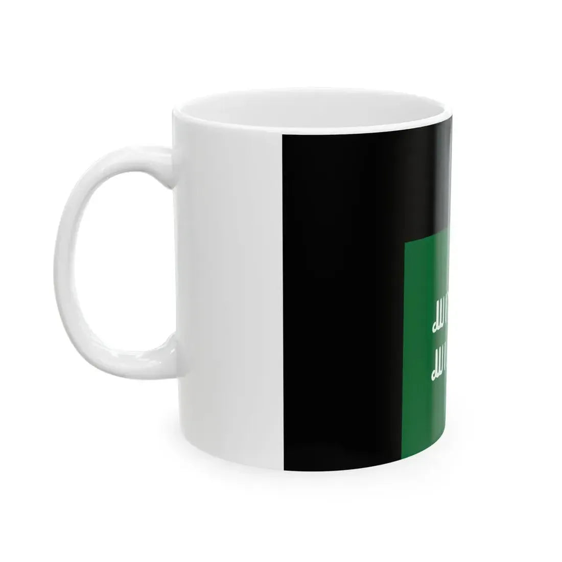 Flag of the Emirate of the Al-Murrah Tribe 1901-1917 (Saudi Arabia) White Coffee Mug - Go Mug Yourself