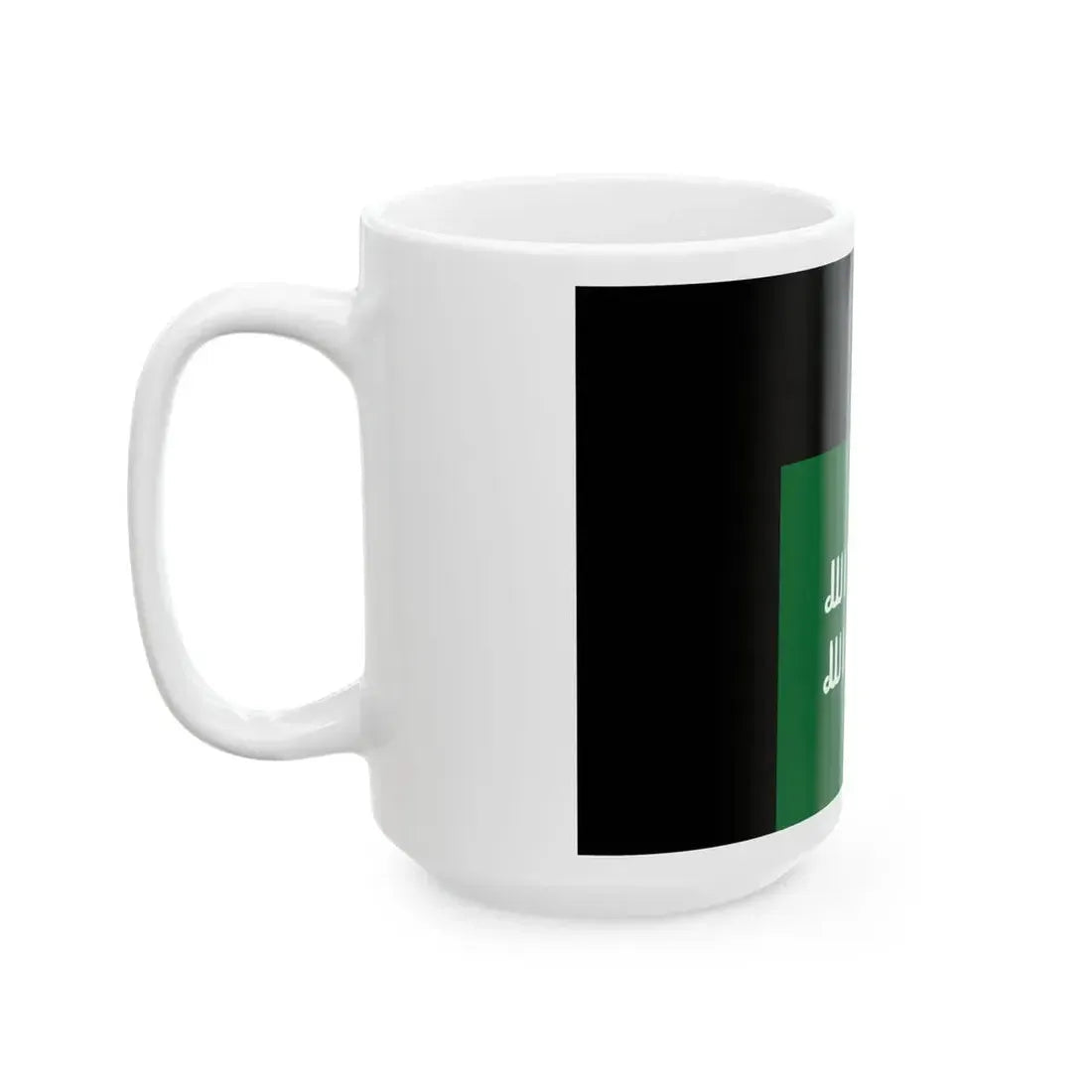 Flag of the Emirate of the Al-Murrah Tribe 1901-1917 (Saudi Arabia) White Coffee Mug - Go Mug Yourself