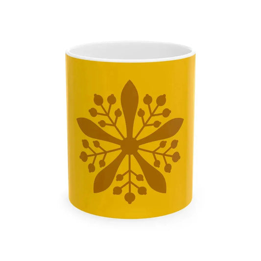 Flag of the Emperor of Manchukuo (China) White Coffee Mug 11oz - Go Mug Yourself