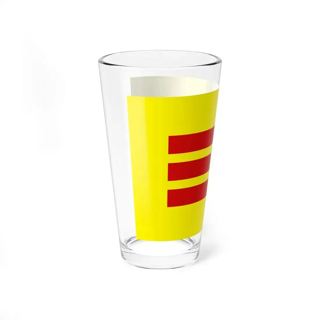 Flag of the Empire of Vietnam 1945 (Vietnam) Pint Glass 16oz - Go Mug Yourself