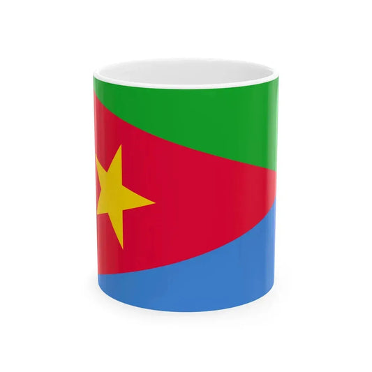 Flag of the EPLF (Eritrea) White Coffee Mug 11oz - Go Mug Yourself