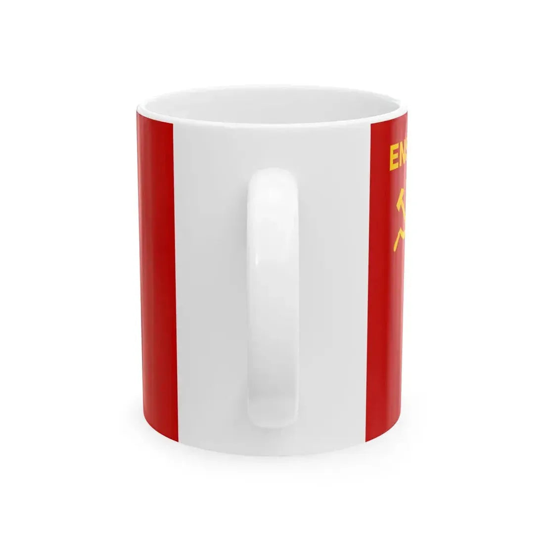 Flag of the Estonian Soviet Socialist Republic 1940-1953 (Estonia) White Coffee Mug - Go Mug Yourself