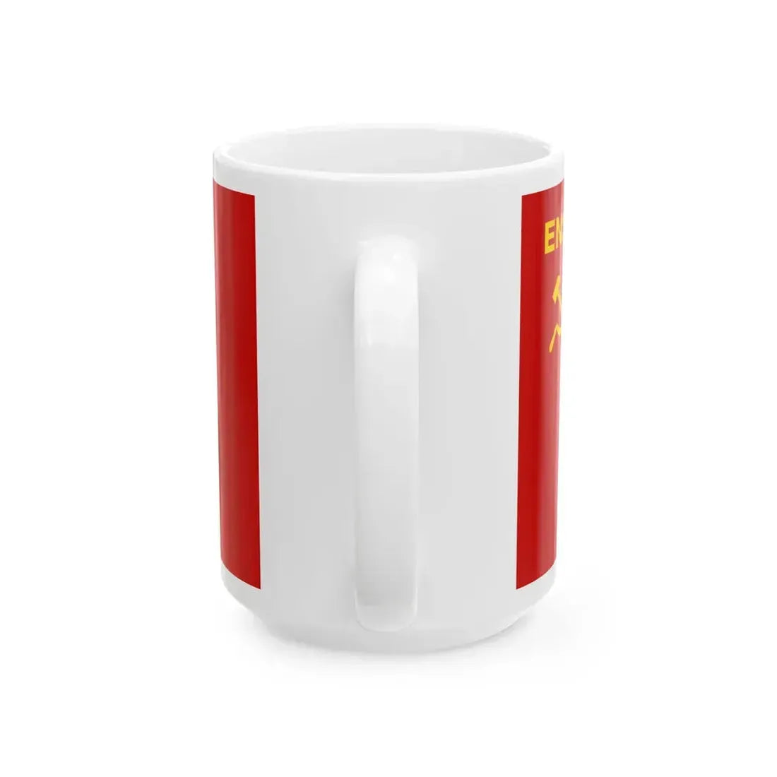 Flag of the Estonian Soviet Socialist Republic 1940-1953 (Estonia) White Coffee Mug - Go Mug Yourself