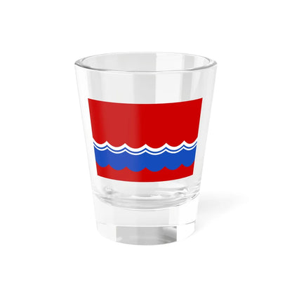 Flag of the Estonian Soviet Socialist Republic 1953-1990 reverse 3-2 (Estonia) Shot Glass 1.5oz 1.5oz - Go Mug Yourself
