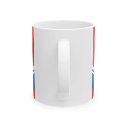 Flag of the Estonian Soviet Socialist Republic 1953-1990 reverse 3-2 (Estonia) White Coffee Mug - Go Mug Yourself