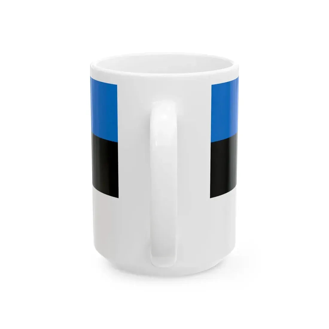 Flag of the Estonian Students Society (Estonia) White Coffee Mug - Go Mug Yourself