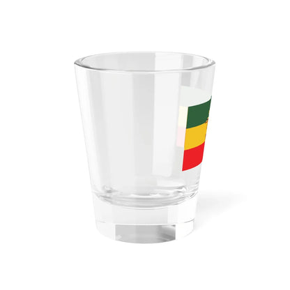 Flag of the Ethiopian Empire (Ethiopia) Shot Glass 1.5oz - Go Mug Yourself