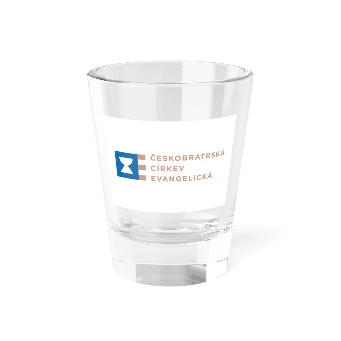 Flag of the Evangelical Church of Czech Brethren (Czech Republic) Shot Glass 1.5oz 1.5oz - Go Mug Yourself