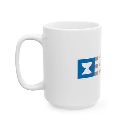 Flag of the Evangelical Church of Czech Brethren (Czech Republic) White Coffee Mug - Go Mug Yourself