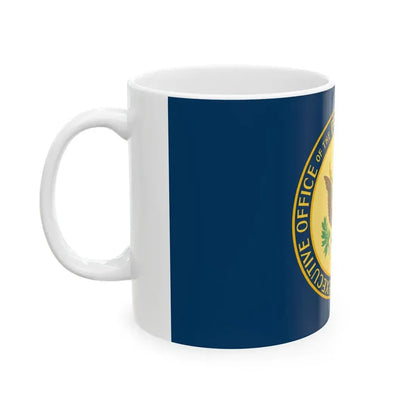 Flag of the Executive Office of the President of the United States (United States) White Coffee Mug - Go Mug Yourself