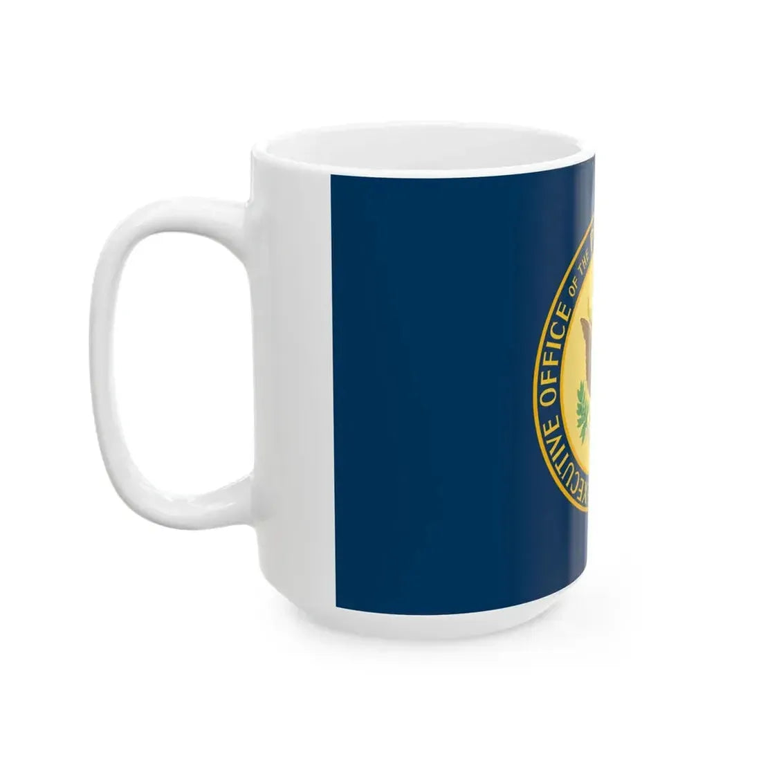 Flag of the Executive Office of the President of the United States (United States) White Coffee Mug - Go Mug Yourself