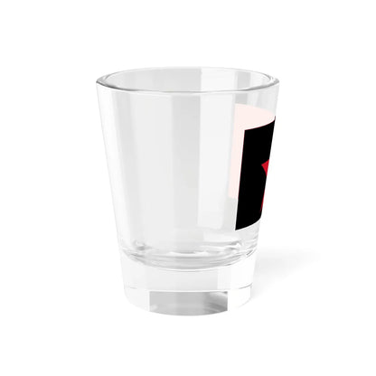 Flag of the EZLN vertically divided (Mexico) Shot Glass 1.5oz - Go Mug Yourself