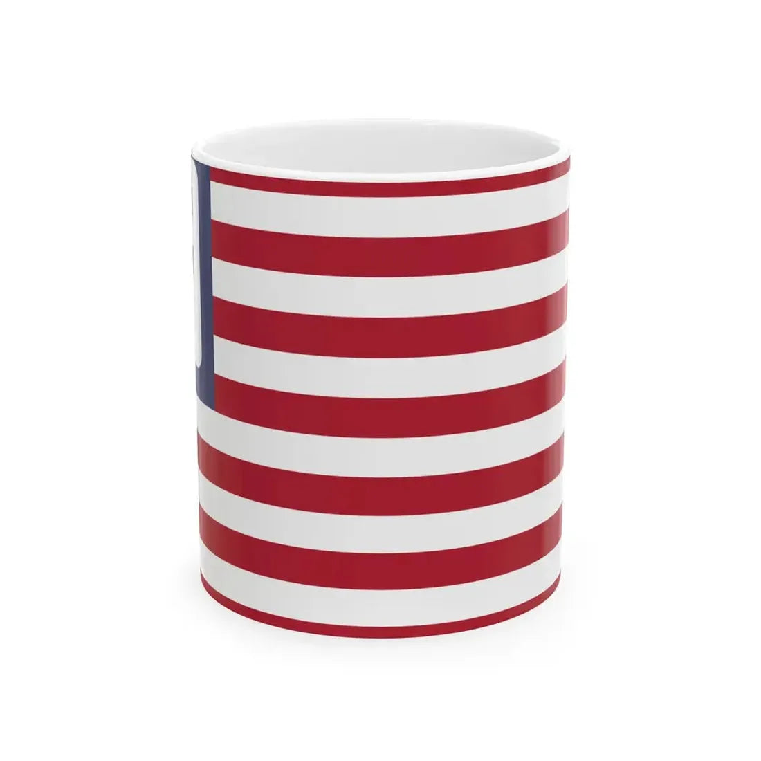 Flag of the Facebook United States (United States) White Coffee Mug 11oz - Go Mug Yourself