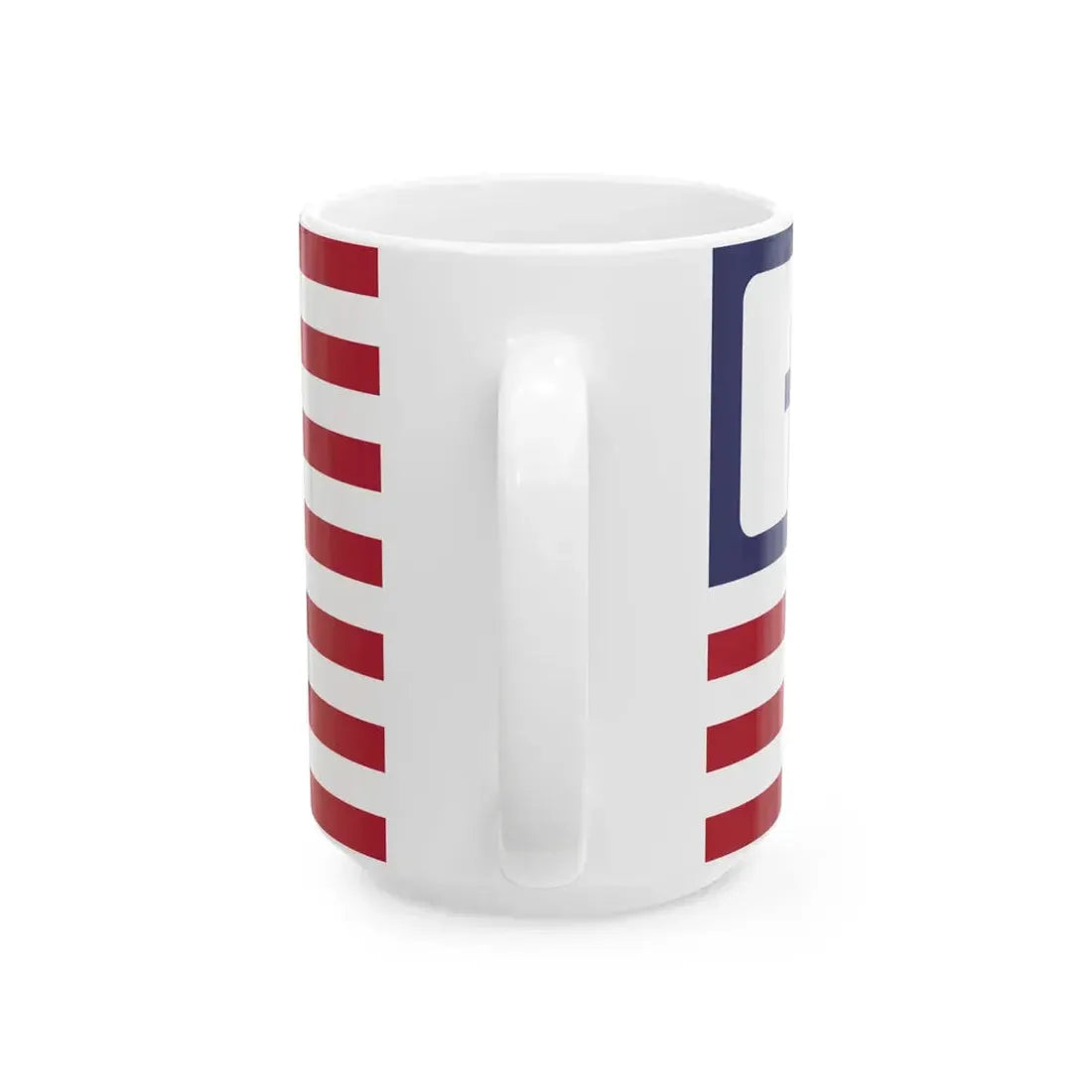 Flag of the Facebook United States (United States) White Coffee Mug - Go Mug Yourself