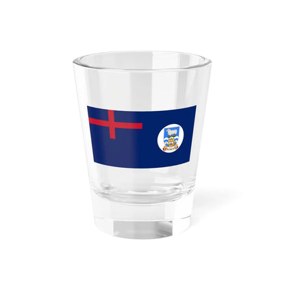 Flag of the Falkland Islands 1948-1999 (United Kingdom) Shot Glass 1.5oz 1.5oz - Go Mug Yourself