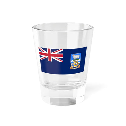 Flag of the Falkland Islands (United Kingdom) Shot Glass 1.5oz 1.5oz - Go Mug Yourself
