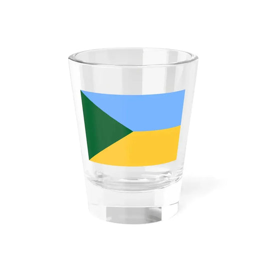 Flag of the Far Eastern Ukraine (Ukraine) Shot Glass 1.5oz 1.5oz - Go Mug Yourself