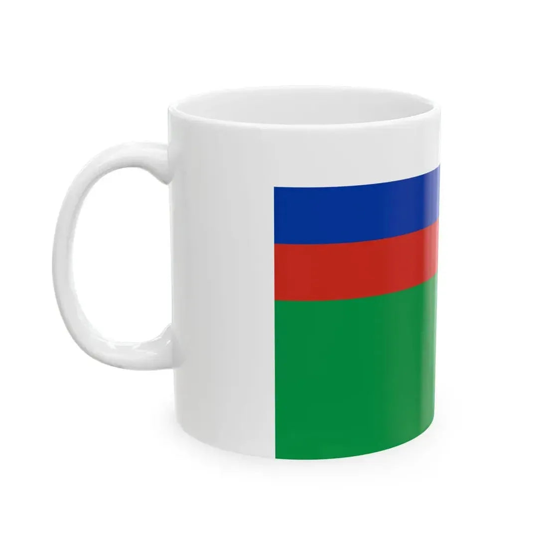Flag of the Federal Antimonopoly Service (Russia) White Coffee Mug - Go Mug Yourself