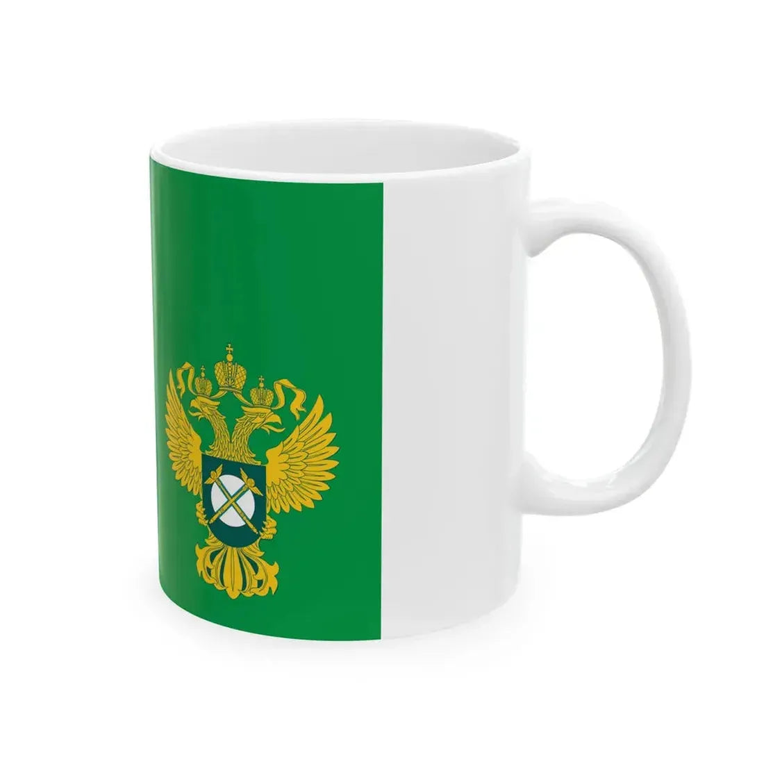Flag of the Federal Antimonopoly Service (Russia) White Coffee Mug - Go Mug Yourself