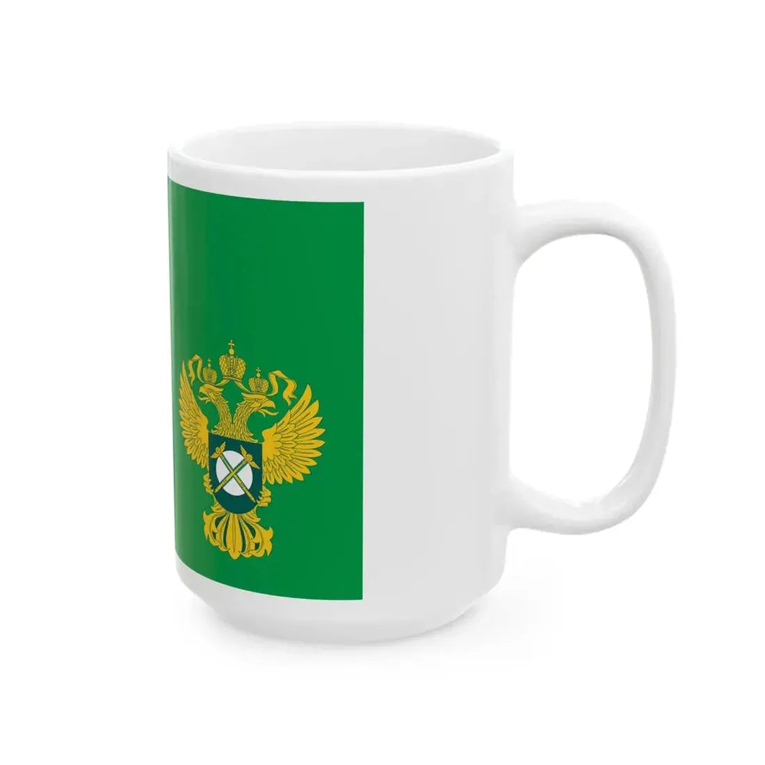 Flag of the Federal Antimonopoly Service (Russia) White Coffee Mug - Go Mug Yourself