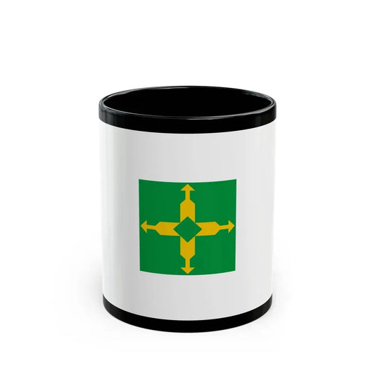 Flag of the Federal District Brazil - Black Coffee Mug 11oz - Go Mug Yourself
